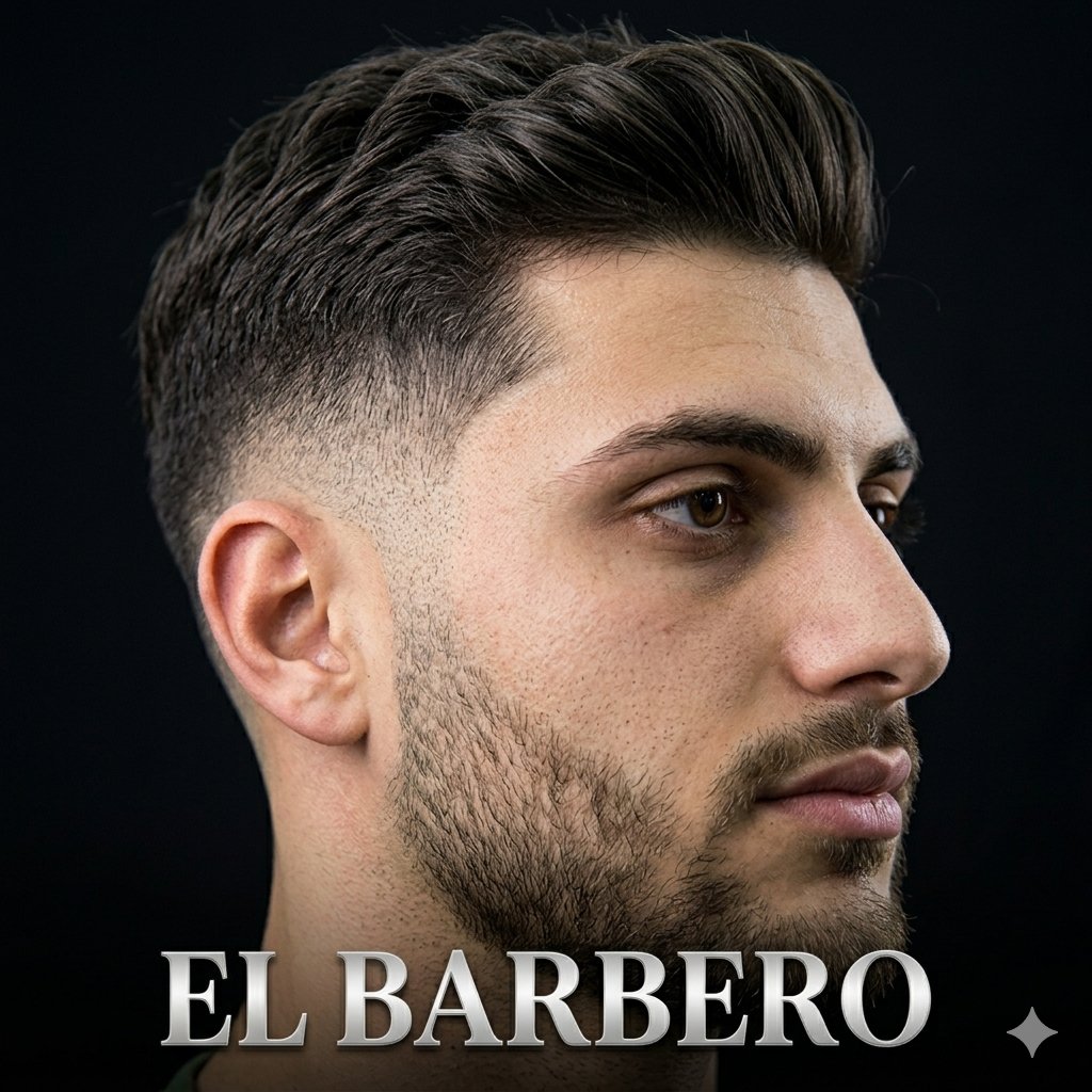 Taglio moderno skin fade barba El Barbero barbiere Monselice