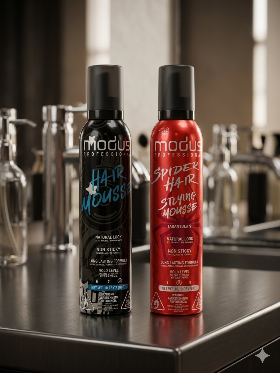 Modus Professional Hair Mousse Spider Hair styling capelli uomo Monselice
